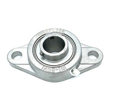SUCSFL206-19D1 1-3/16" 2-Bolt Stainless Steel Flange Mounted Bearing Unit