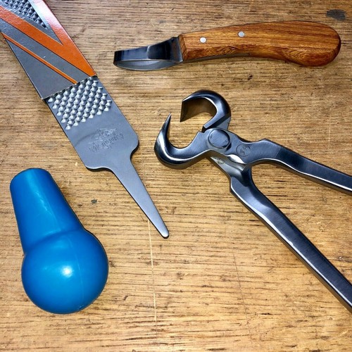 Farriers Tools Shoe removal kit, Hoof trimming kit, Chrome Vanadium, Farrier - Picture 2 of 6