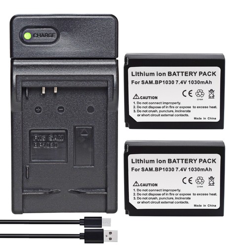 Battery or Charger for Samsung NX200 NX210 NX300 NX1000 NX1100 NX2000 BP-1030 - Picture 34 of 45