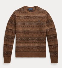 Polo Ralph Lauren Men's Logo Fair Isle Wool Sweater - XL