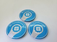 Lot of Three Vintage 2.25" Mr. Goodwrench GM General Motors Pinback Buttons