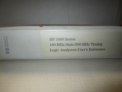 HP 1660 Series Timing Logic Analyzers User's Reference 01660-90904