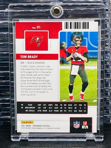 TOM BRADY Panini Contenders NFL Season Ticket - MINT CONDITION - SUPER BOWL - Picture 2 of 3
