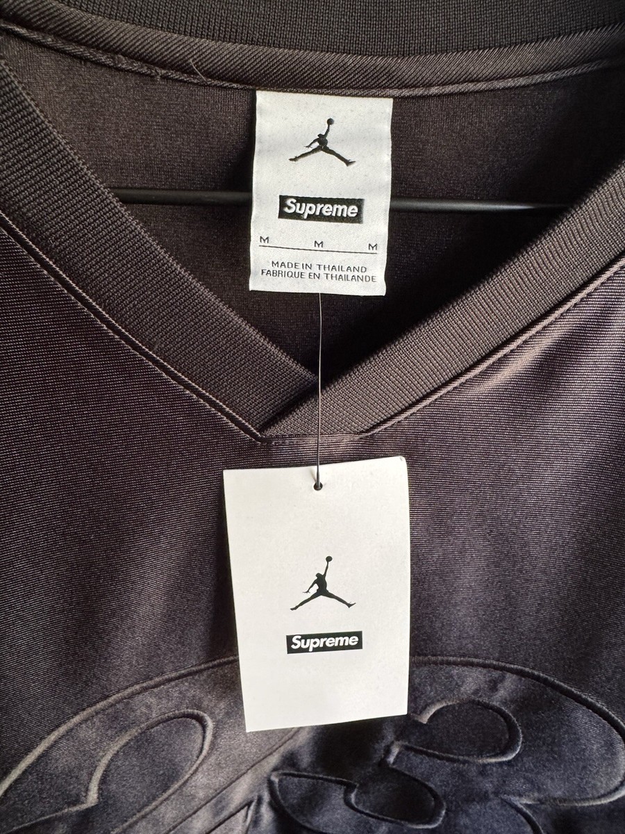 Supreme Jordan Warm Up Jersey black Mサイズ Supreme x Jordan Warm Up Jersey 'Black' — Kick Game
