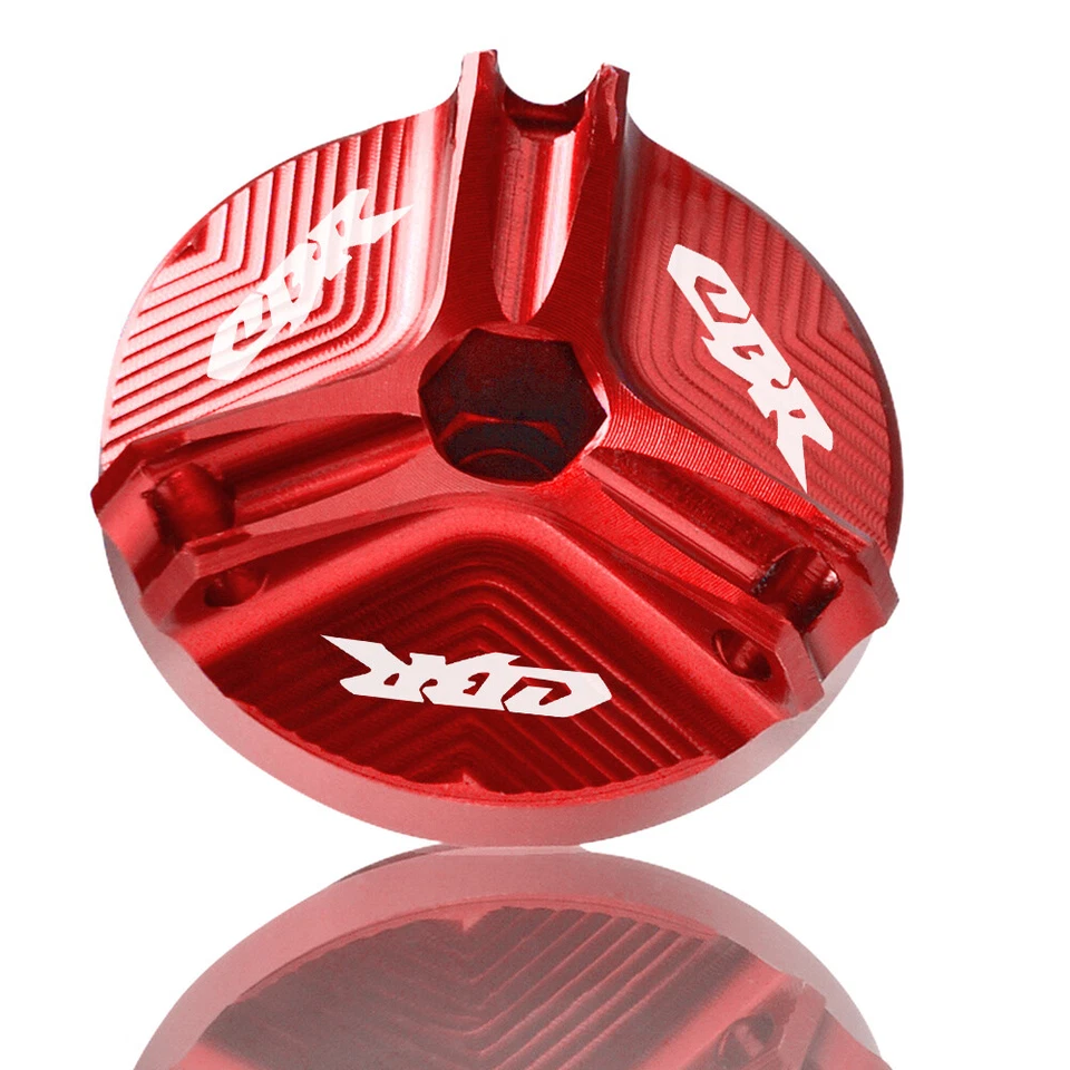 Tornillo de cubierta de tapón de taza de filtro de aceite de motor para Honda CBR600RR 900R 954RR CBR600 F2 Foto 3 de 4