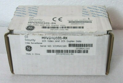 GE Security MFVSMD101-RX 8 Bit Single Mode Video and Data Receiver Module [CTNO]