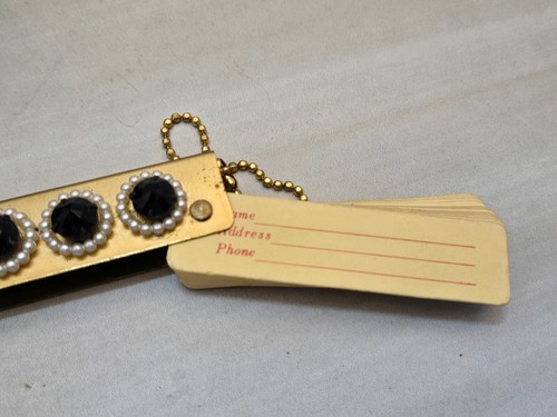 Vintage Wiesner Miami Trickettes Ladies Keychain Holder "Call Cards" Night Out - Picture 2 of 5