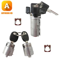 Ignition & Door Lock Key Switch Cylinder Set W/2 Keys for Chevy GMC Pickup 88-94