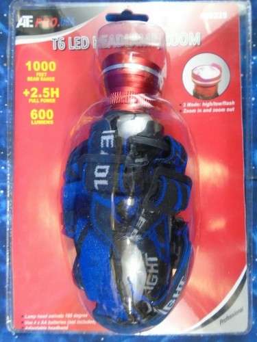 Faro LED ATE Pro.USA T6 / Zoom / Rango 1000 Ft 600 Lúmenes Nuevo 40339 - Imagen 2 de 2