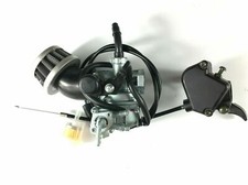 Carburetor & Throttle Control Lever & Cable For Honda Foutrax ATC 70 1978-1985