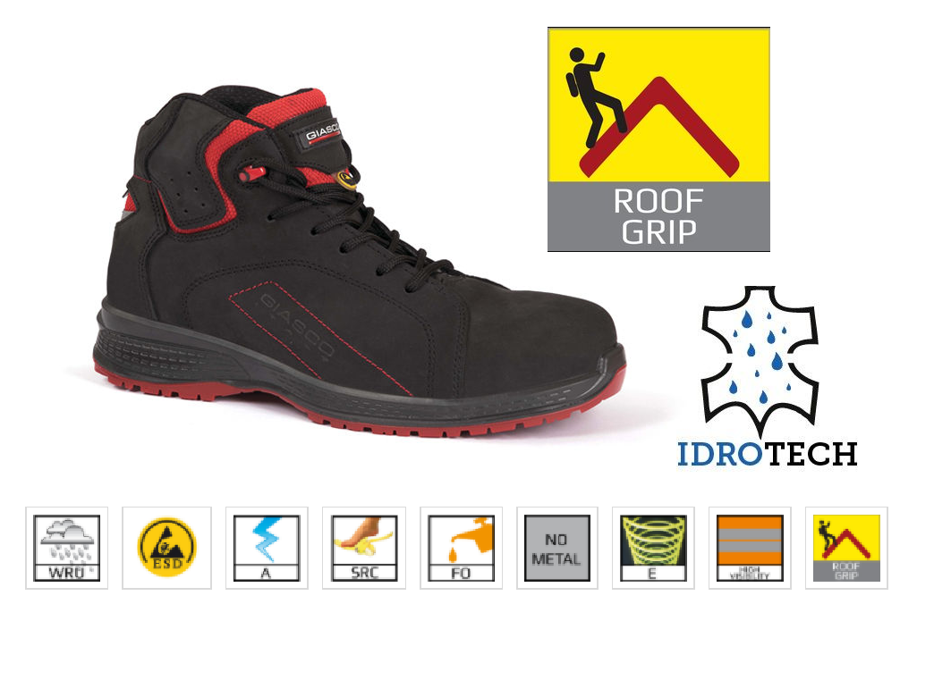 Moderne Dachdeckerschuhe GIASCO BASKET S3 ESD Sicherheitsschuhe