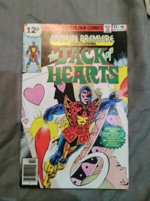 Marvel Comics Marvel Premiere Featuring The Jack Of Hearts No. 44 October 1978 