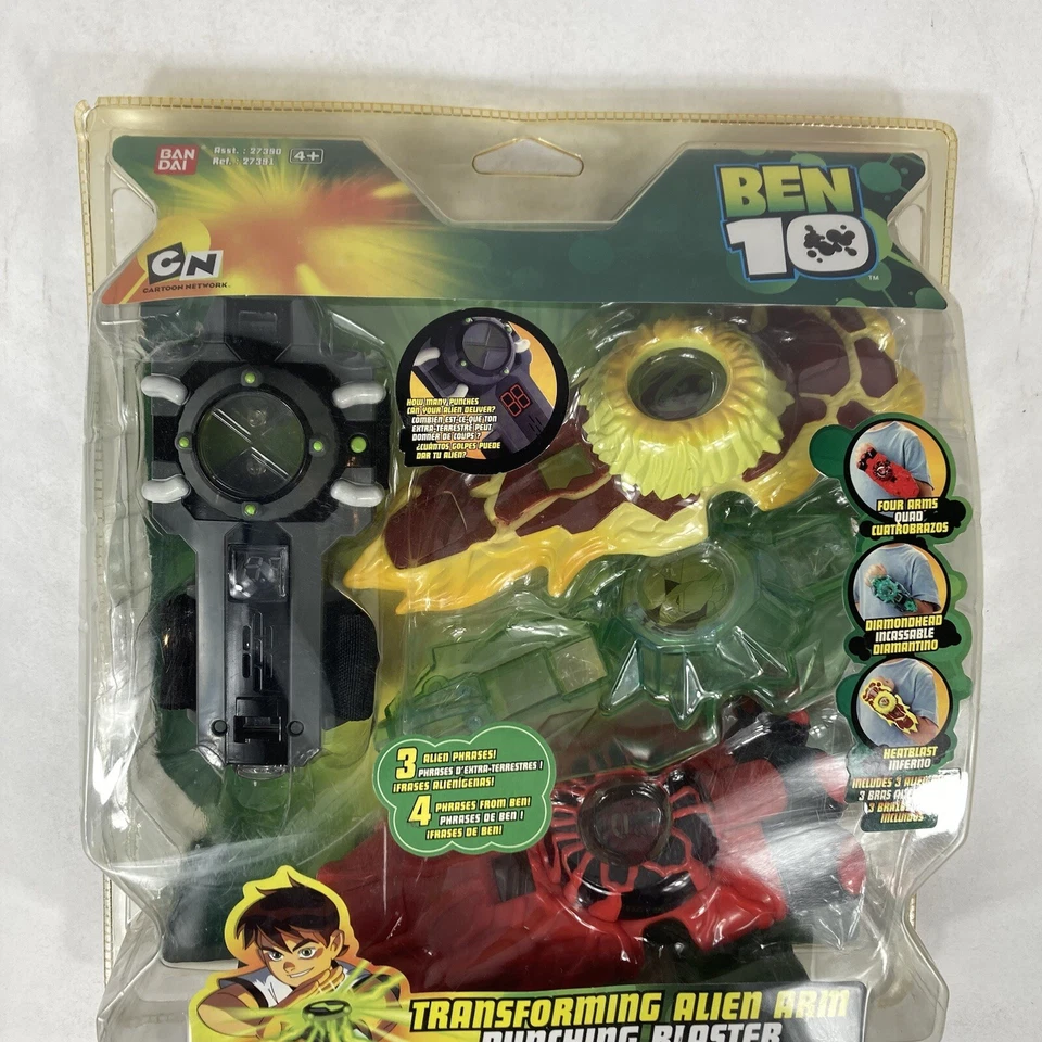 Ben 10 Transforming Alien Arm Omnitrix Light & Sound FX 27390 CN Bandai 2007 - Bild 2 von 4