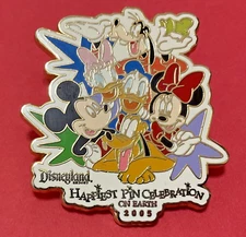 WDW - Happiest Pin Celebration On Earth - Disneyland Resort  Fab 6  LE  #41195