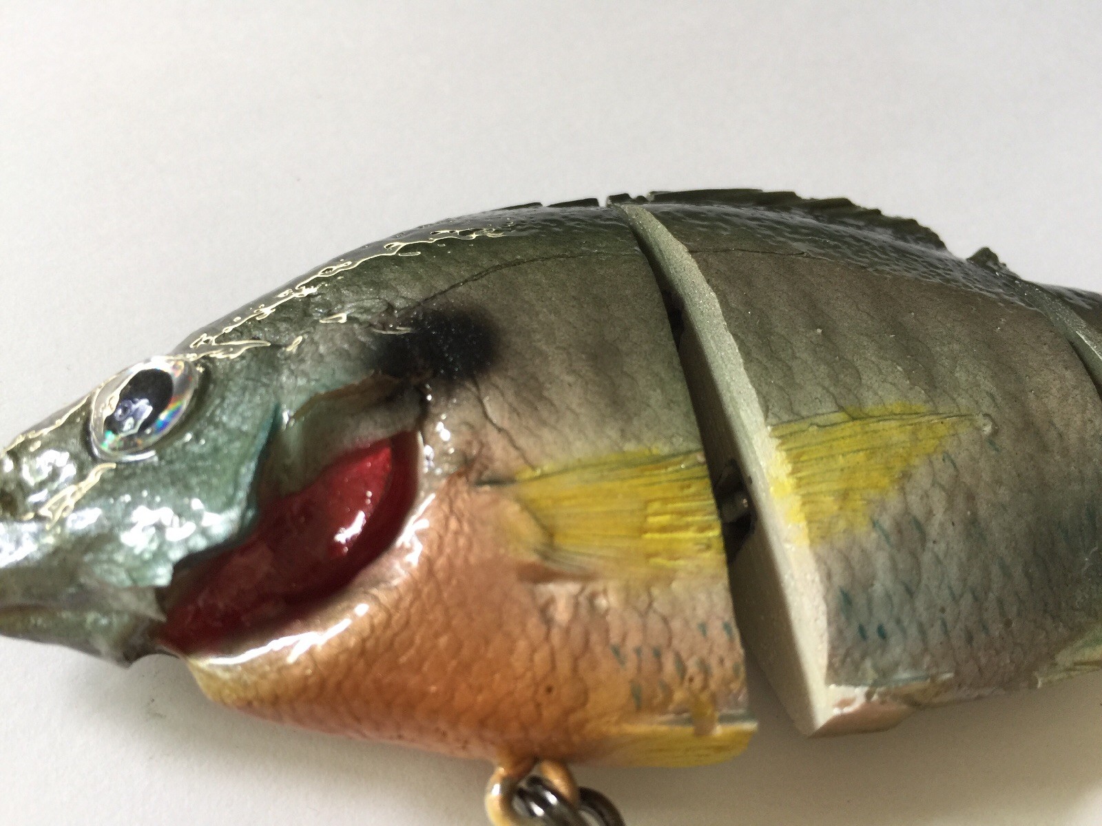 Bluegill Swimbait Floating Topwater Realistic Custom Handcrafted Gill - Image 8