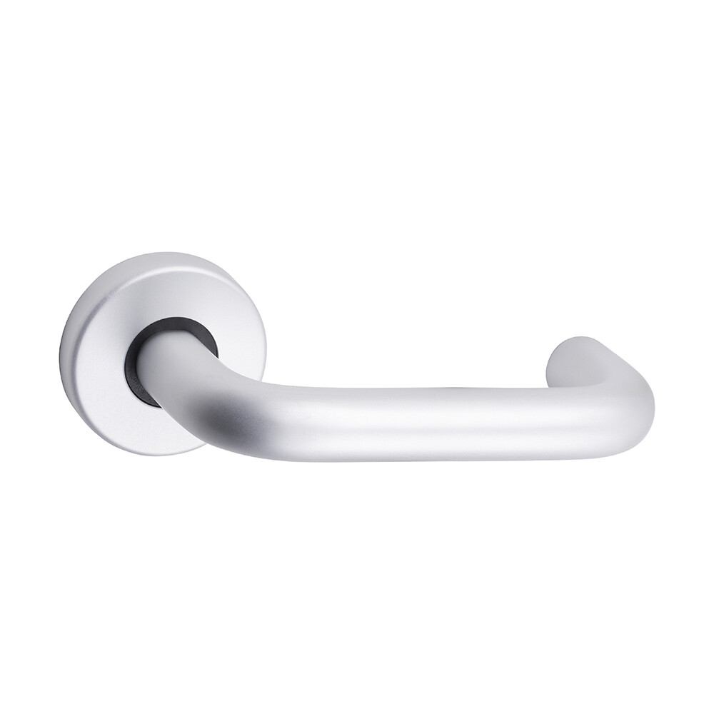 Timco Contractors Lever On Rose Handles Door Satin Anodised Aluminium 52mm