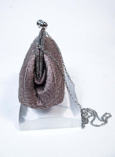 Cartera bordada JUDITH LEIBER con herrajes Silvertone - Imagen 10 de 12