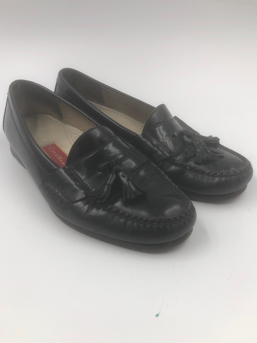 Cole Haan City Tassel Leather Moccasin Classic Loafers Black Mens Sz 11.5 Narrow Cole Haan SZ 11.5 ( A ) Men main image 3