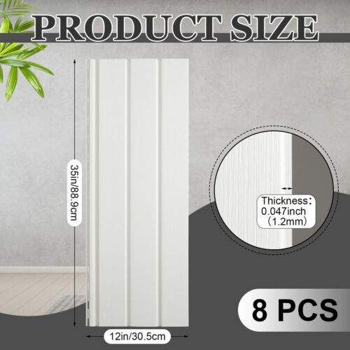 8 Pcs 12" W x 35" L Mobile Home Skirting Vinyl Underpinning Panel Vinyl Skirt... - Picture 2 of 6