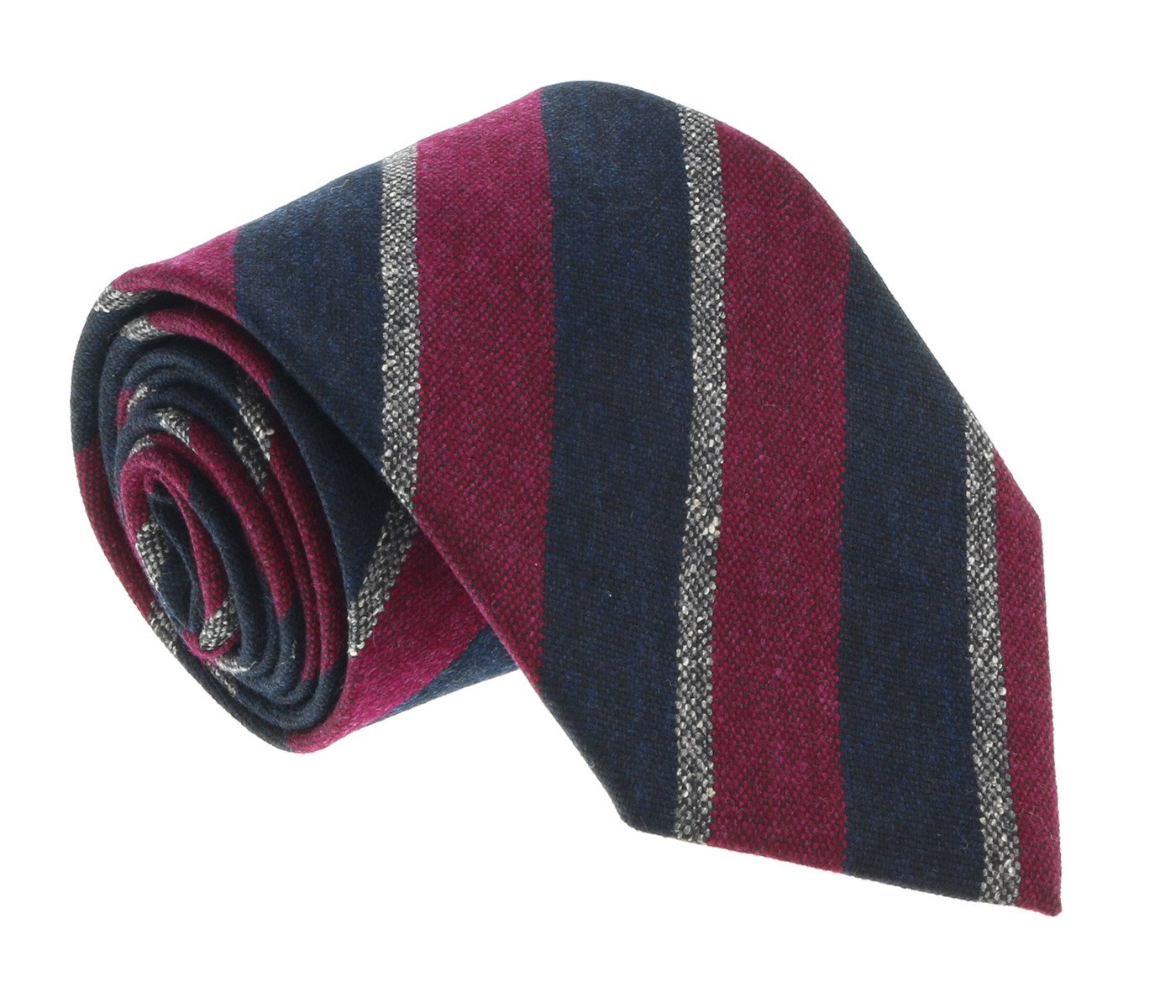 Галстук Missoni U5121 Бордовыйтемно-синий из репсового 100 шелка 7890₽