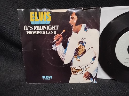Elvis Presley It's Midnight / Promised Land 45 RPM RCA Victor PB-10074 1974 grey - Picture 4 of 5