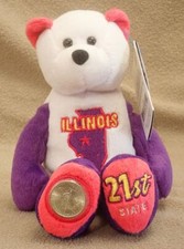Illinois Quarter bear 21 in the Limited Treasures Coin Bear