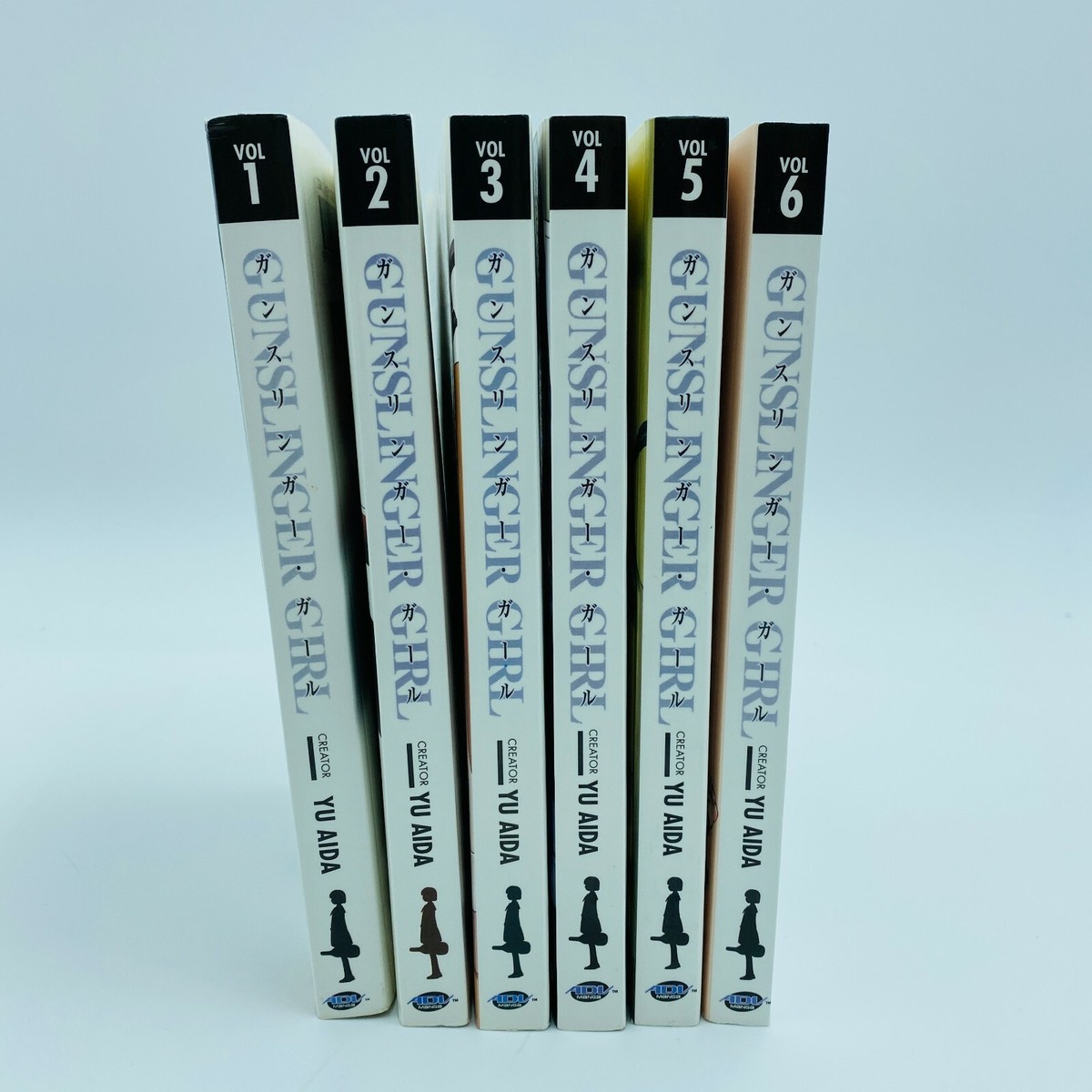 Gunslinger Girl Manga English by Yu Aida Volume 1-6 | eBay
