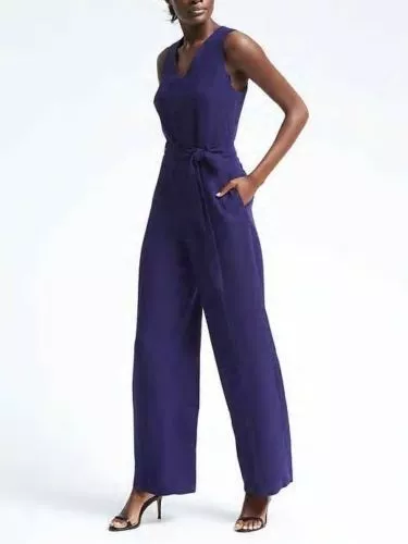 Banana republic tie sales waist jumpsuit