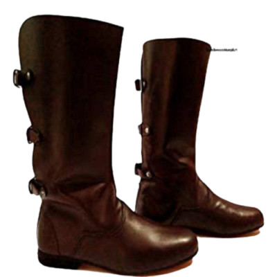 Medieval Leather Boot,Renaissance Inspired Loafer ,Caribbean Pirate Costume Boot