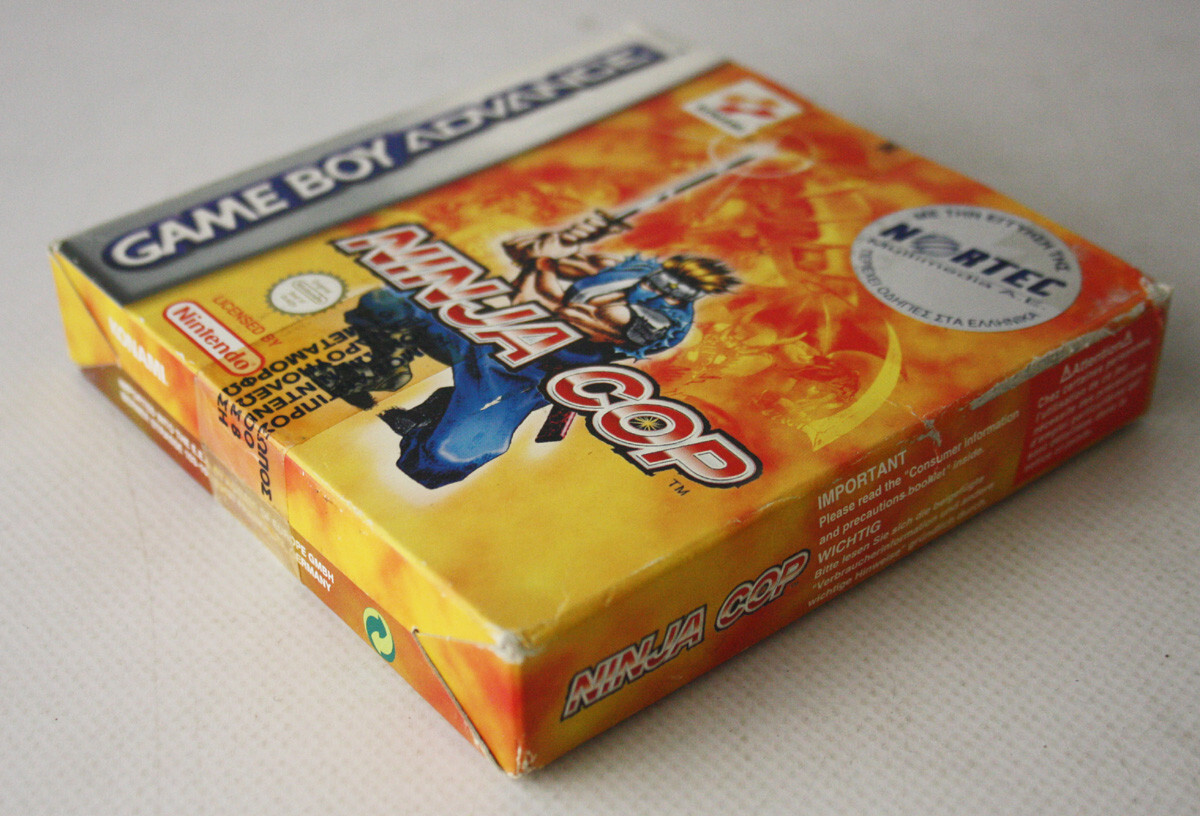 RARE GAME BOY ADVANCE NINJA COP KONAMI NINTENDO 2003 NEW NORTEC