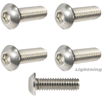 Metric Button Head Socket Cap Screw A2 Stainless Steel M6 x 1.0mm x 16MM Qty25