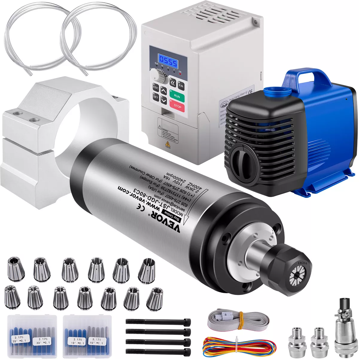 Water sale cooled spindle