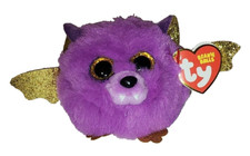 Ty Puffies Beanie Balls HASTIE the Bat 4 Inch NEW Stuffed Animal Toy