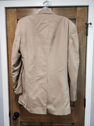 Lauren Ralph Lauren Sport Coat Mens 42 L Tan 100% Wool Blazer Jacket - Picture 3 of 8