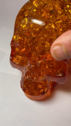 Teschio Ambra Ricostituito 5395 - Video 1 di 1
