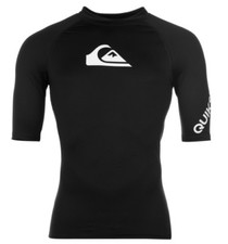 Quiksilver Men's Under Neoprene Ausschlagsweste Swimming Shirt Sun Rash Vest