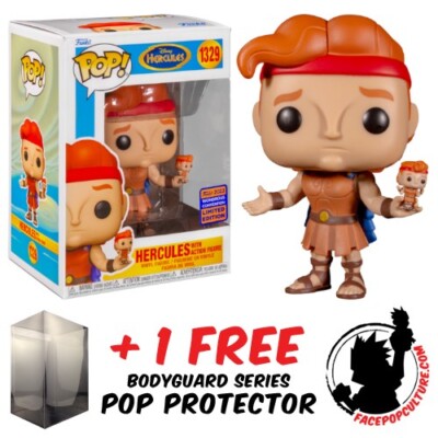 FUNKO POP VINYL HERCULES WITH ACTION FIGURE #1329 WONDER CON 2023 EXCLUSIVE