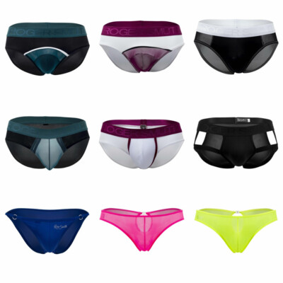 Roger Smuth Fashion Male Thongs Lingerie Underwear for Men