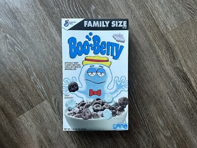 Monsters Cereal Boo Berry Rare Limited Kaws Large Box Halloween NO CONSUMPTION