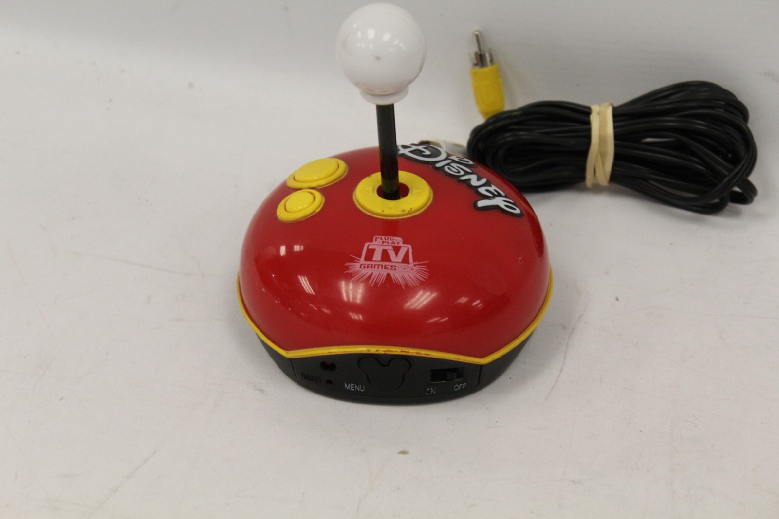Retro DISNEY Plug And Play TV Game Joystick Red N35 eBay