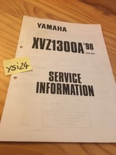 Yamaha XVZ1300A 1998 XVZ 1300 A  service information technique technical data