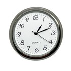 Quartz Bezel Clock Watch Movement Insert Silver With Arabic Numerals 25mm-55mm