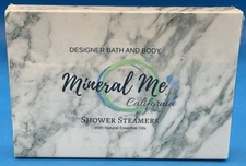MINERAL ME California Shower Steamers With Natural Essential Oils NEW Free Ship!