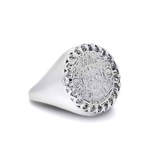 .925 Sterling Silver Ancient Aztec Mayan Sun ...