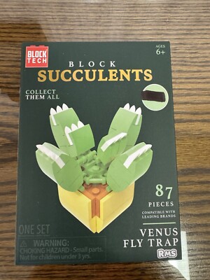 Block Succulents Venus Fly Trap 87 Pieces