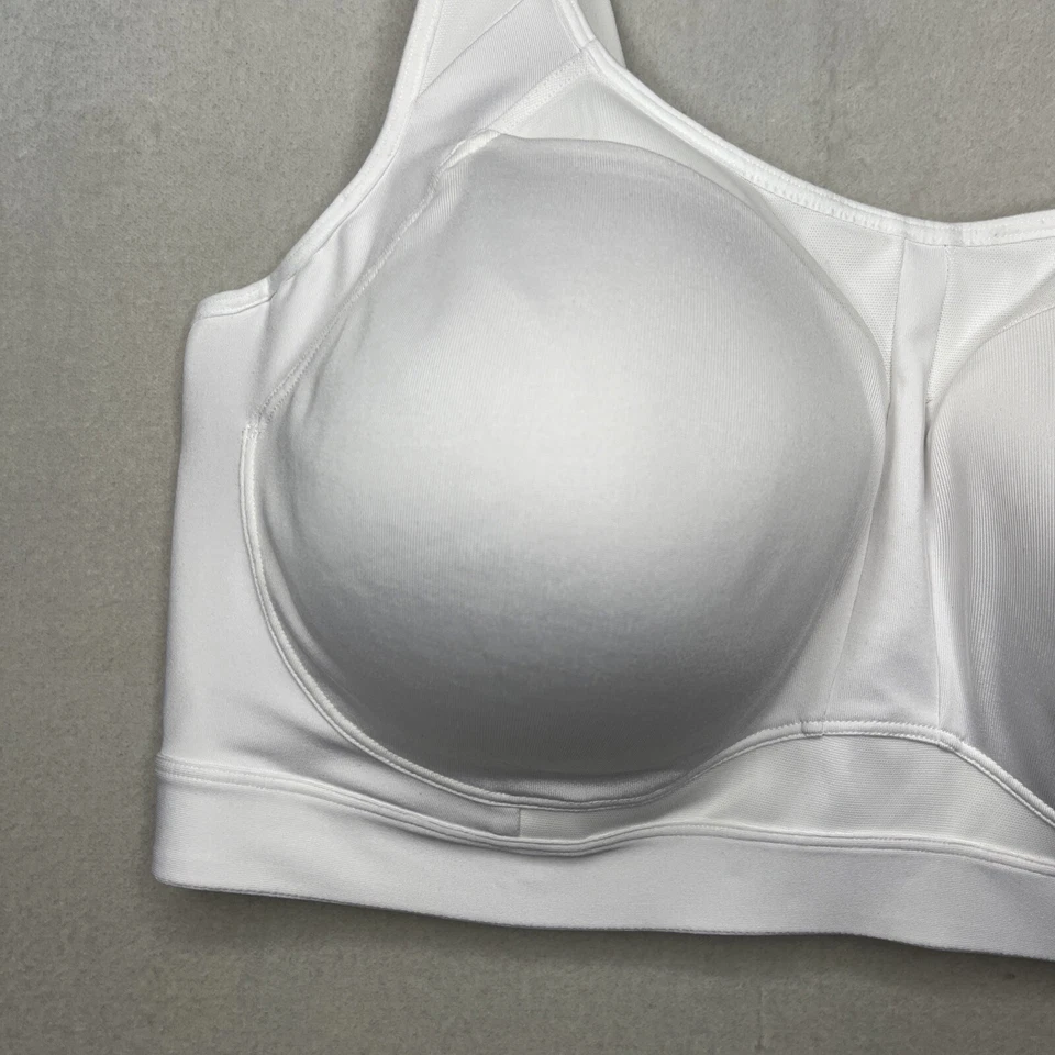 Sujetador Champion 44DDD Sports Plus Control de Movimiento Blanco Con Aros Alto Impacto QB1527 Foto 2 de 4