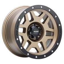 Pro Comp 9641-7973 Gold Wheel 17x9 Alloy 5x5 Bolt Pattern 4.75 Back Space