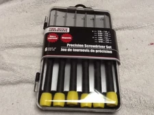 NEW 6 Piece Magnetic Precision Screwdriver Set & Hard Plastic Case FREE SHIP