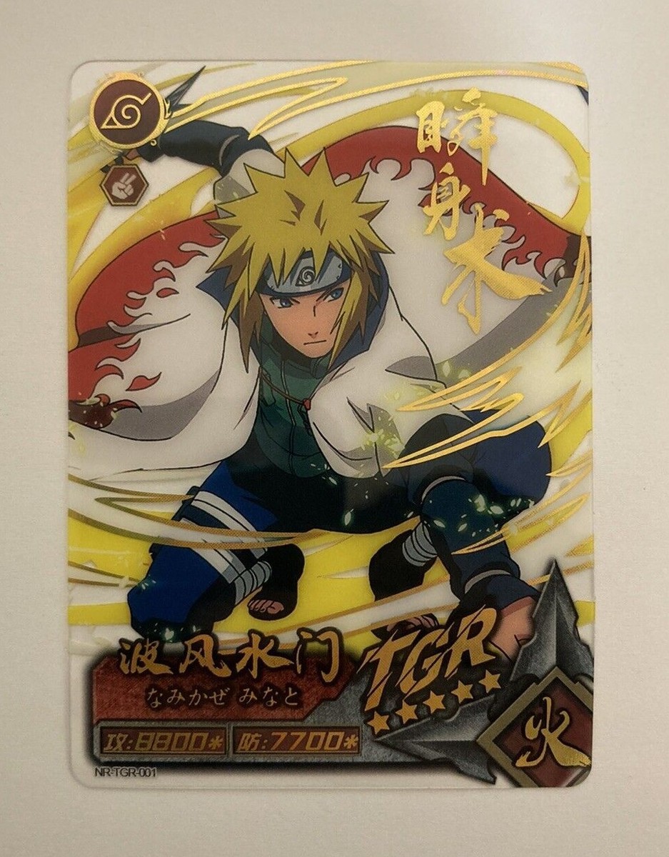 Minato- Fourth Hokage- Naruto CCG - TGR- Transparent Gold