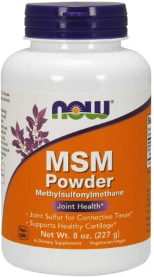 NOW FOODS, MSM POWDER Methylsulfonylmethan Gelenken Pulver 227g SUPER PREIS